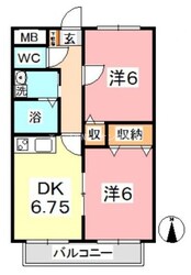 サンヴィラ鴨方の物件間取画像